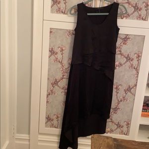 BCBG black silk maxim dress